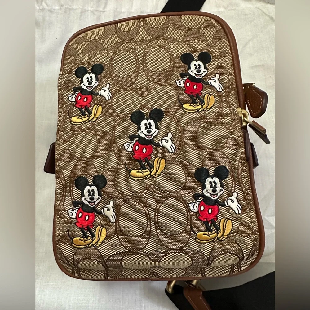 Disney x Coach Track Pack 14 Slingback Bag - Picture 2 of 13